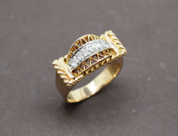 Bague 1950 Or et Diamants