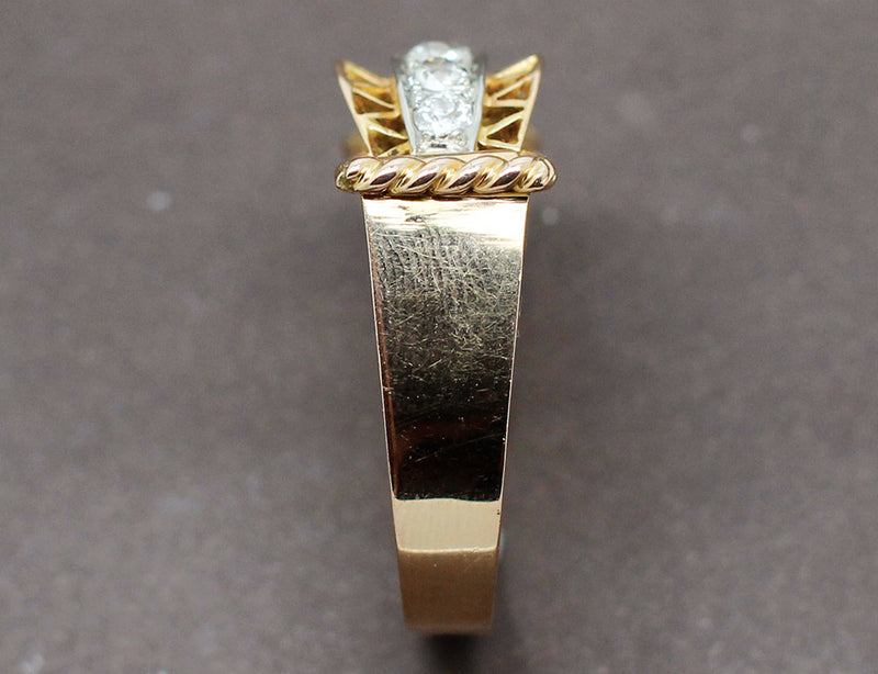 Bague 1950 Or et Diamants