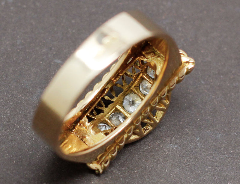Bague 1950 Or et Diamants