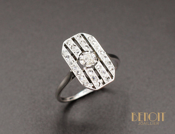 Bague Art Déco Diamants