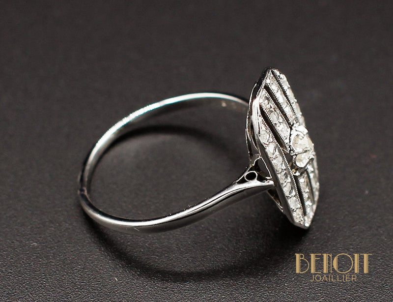 Bague Art Déco Diamants