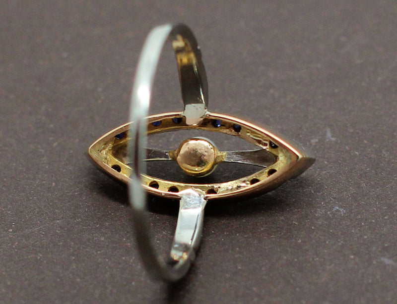 Bague Marquise Art Déco "Les Recyclés"