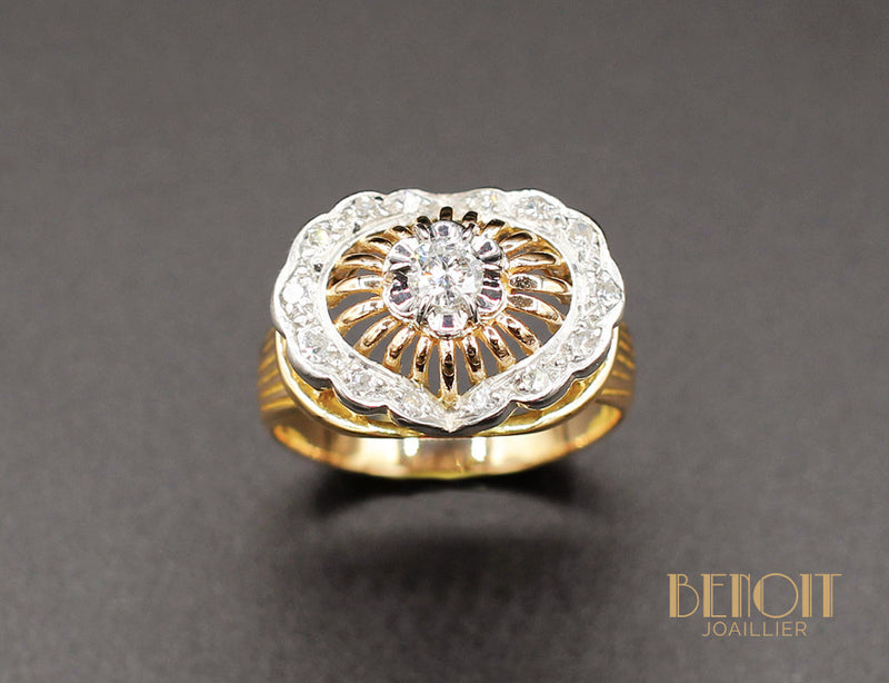Bague 1950 Or Diamants
