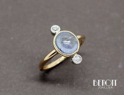 Bague Ancienne Saphir Diamants