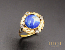 Bague Empire Lapis Lazuli et Diamants