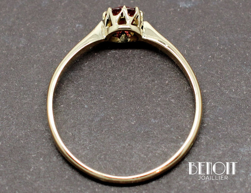 Solitaire Ancien Tourmaline