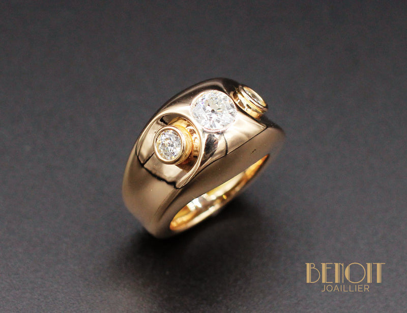 Bague 1950 Or Jaune