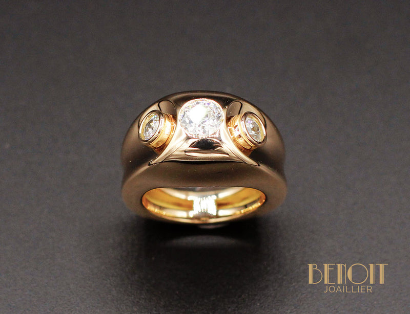 Bague 1950 Or Jaune