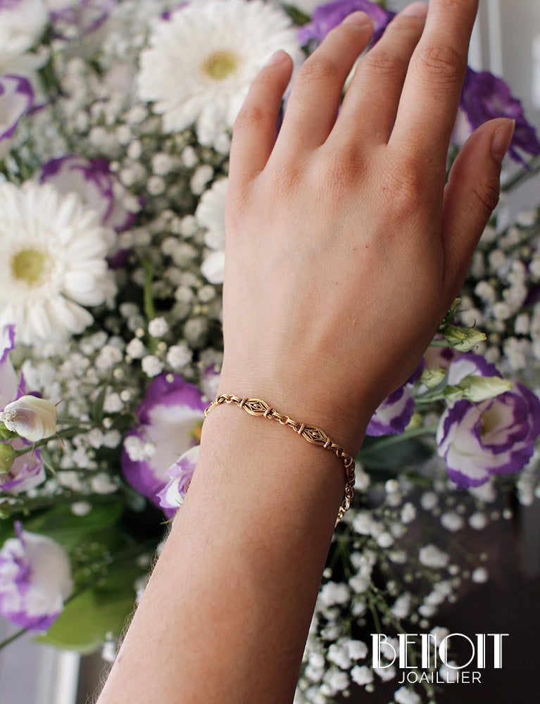 Bracelet Ancien Or Filigrane