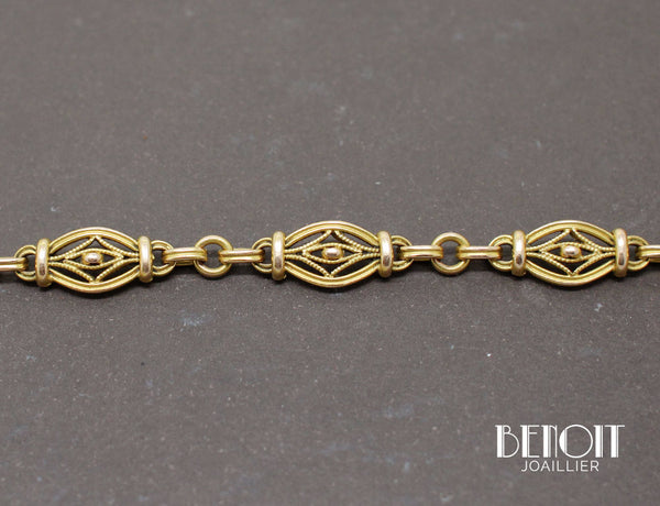 Bracelet Ancien Or Filigrane