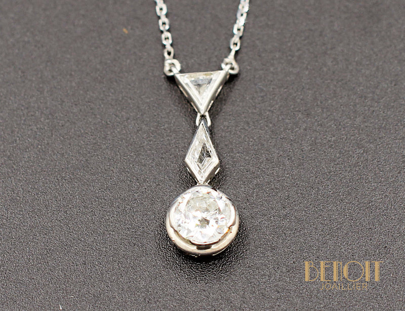 Pendentif Art Déco Diamants