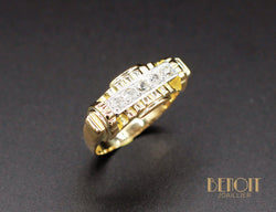 Bague Art Déco Moderniste