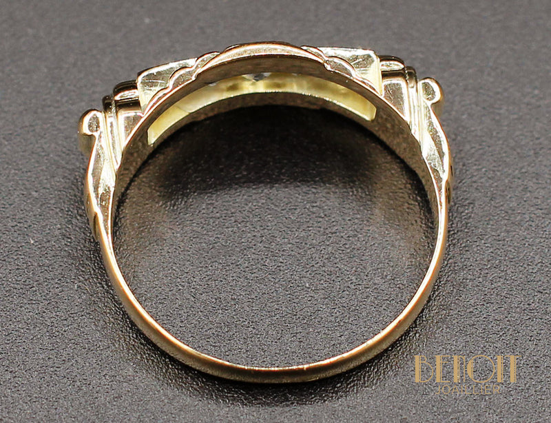 Bague Art Déco Moderniste