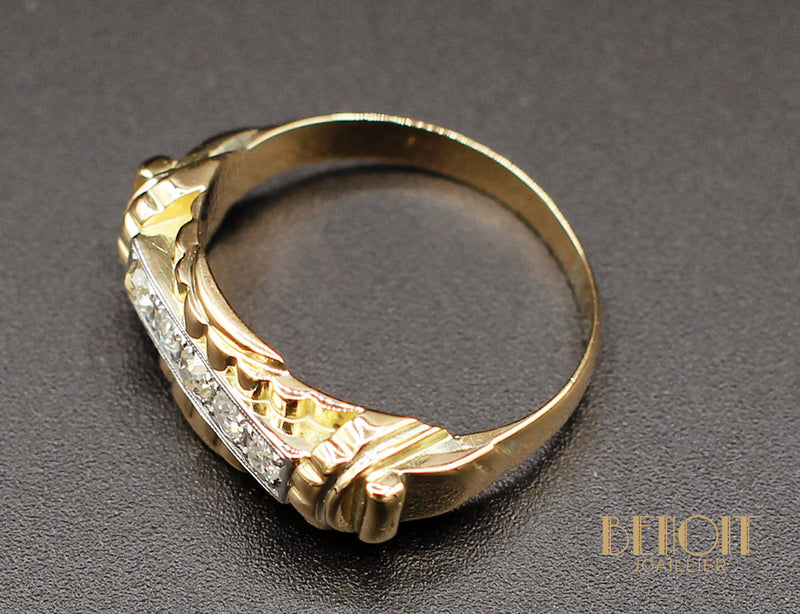 Bague Art Déco Moderniste