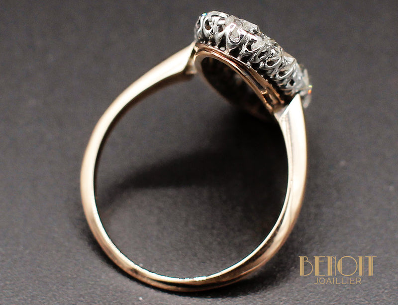 Bague Marquise Diamants XIXe