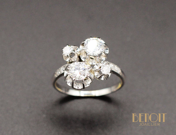Bague Toi et Moi Diamants 1930