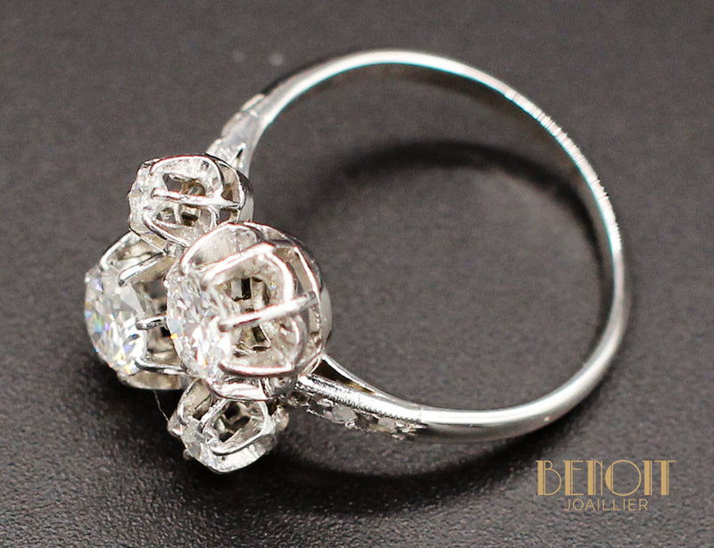 Bague Toi et Moi Diamants 1930