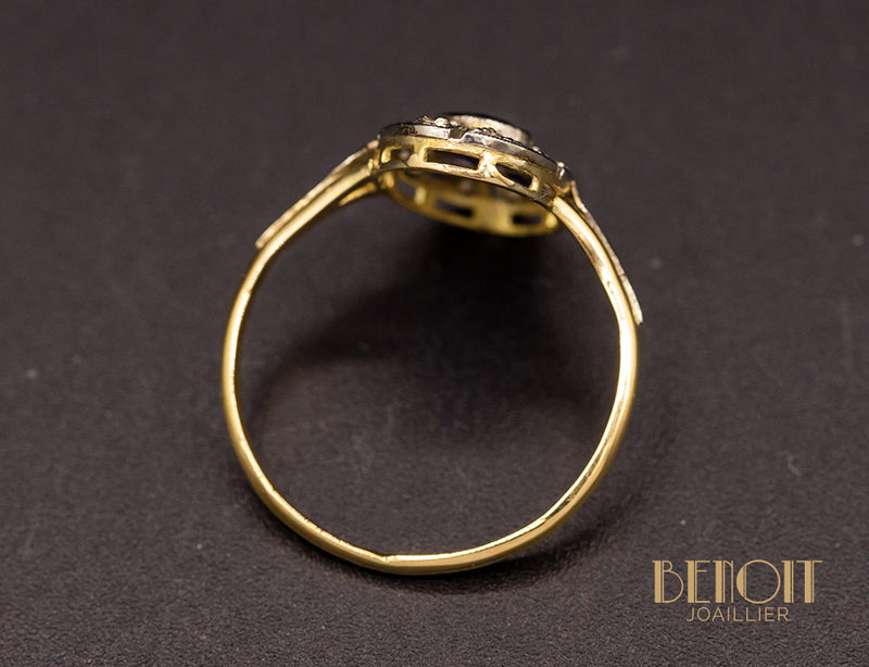 Bague Art Déco Saphir