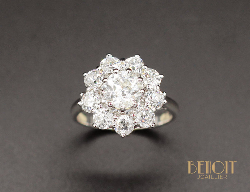 Bague Marguerite Diamants