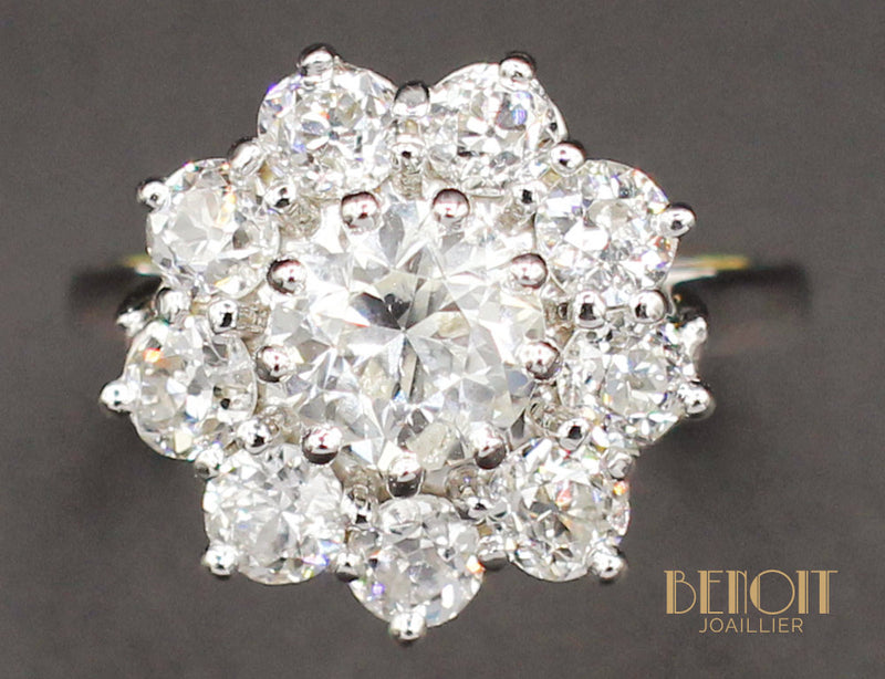 Bague Marguerite Diamants