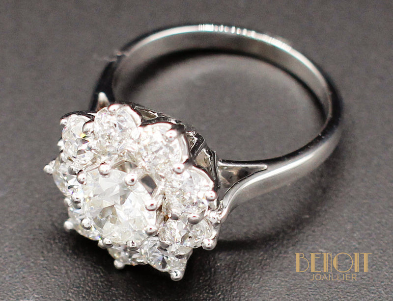 Bague Marguerite Diamants