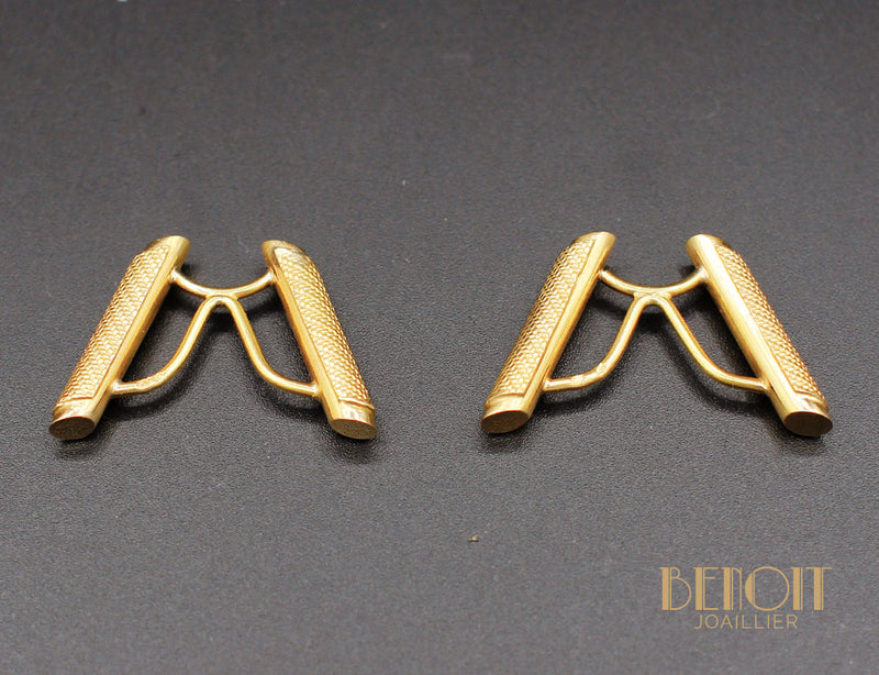 Boutons de Manchette Or Jaune