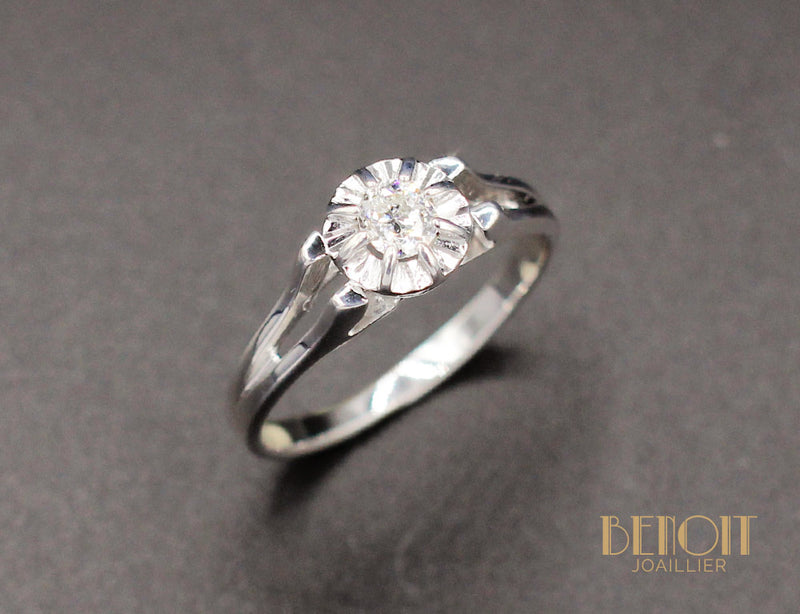 Solitaire Ancien Diamant