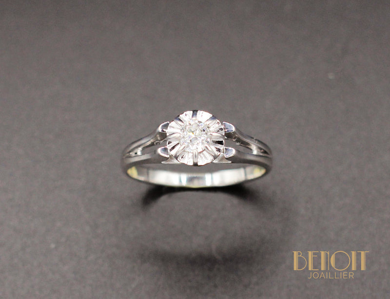 Solitaire Ancien Diamant