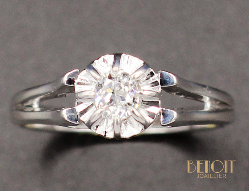 Solitaire Ancien Diamant
