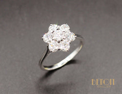 Bague Marguerite Diamants