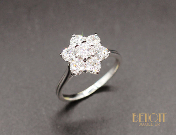 Bague Marguerite Diamants