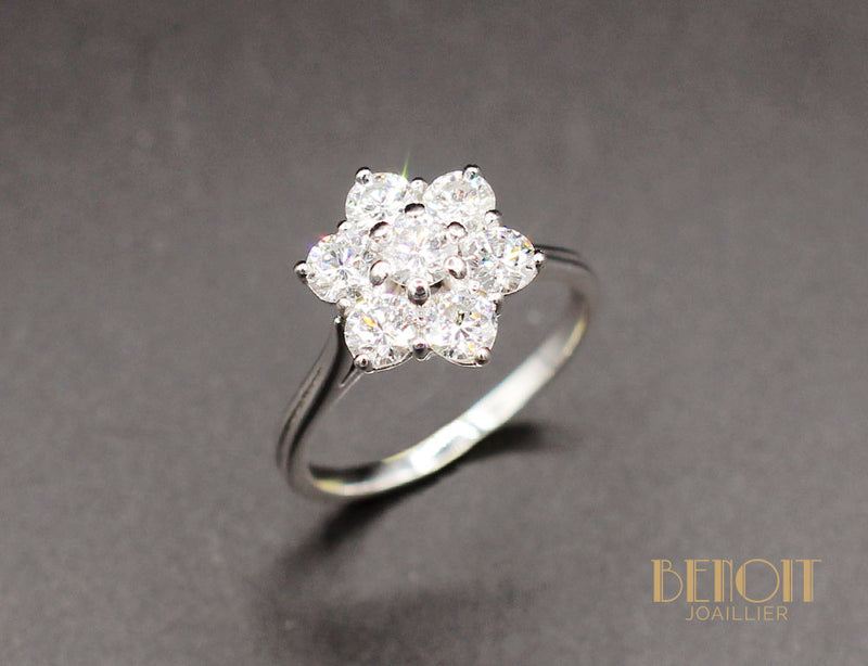 Bague Marguerite Diamants