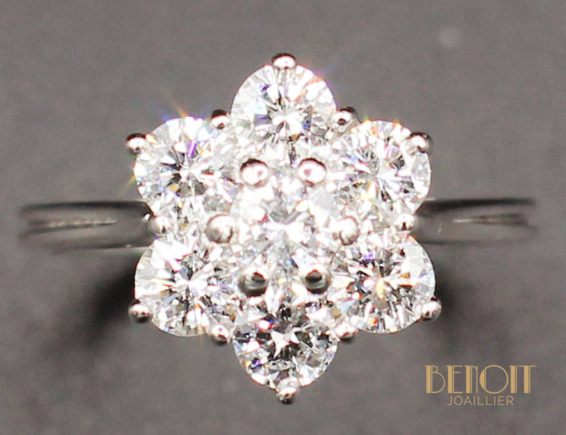 Bague Marguerite Diamants