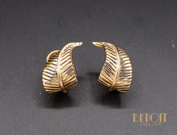 Boucles d'Oreilles Plumes 1950