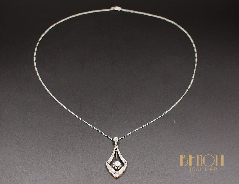 Pendentif Art Déco Diamants