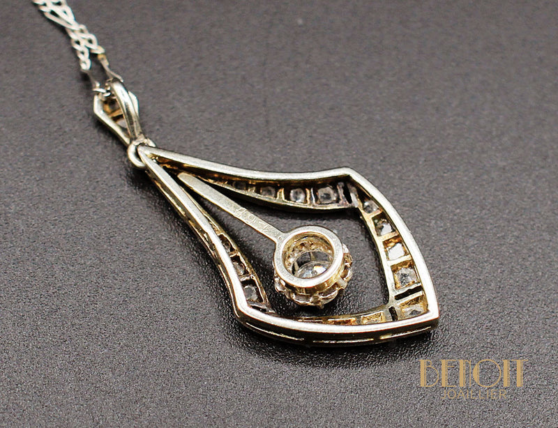 Pendentif Art Déco Diamants