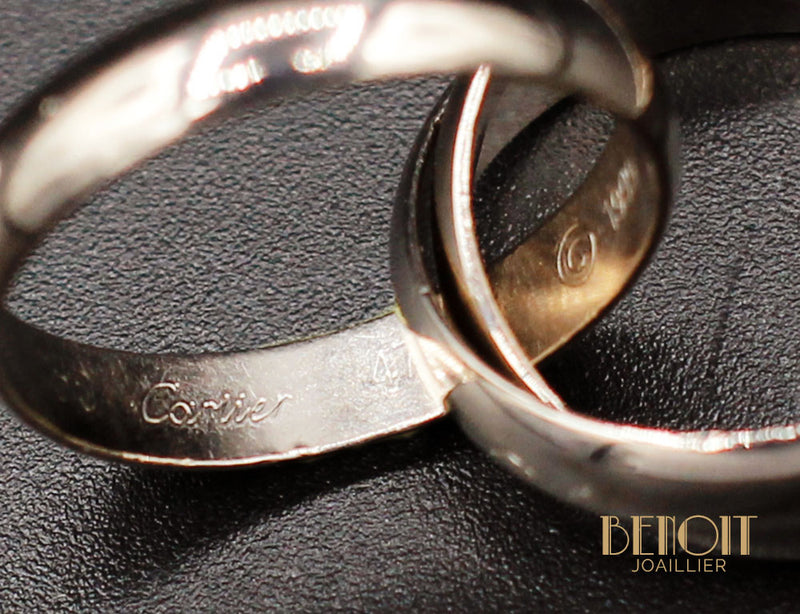 Bague Cartier "Trinity" GM  Or Blanc
