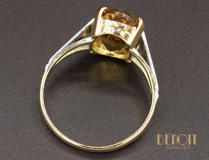 Bague Art Déco Topaze