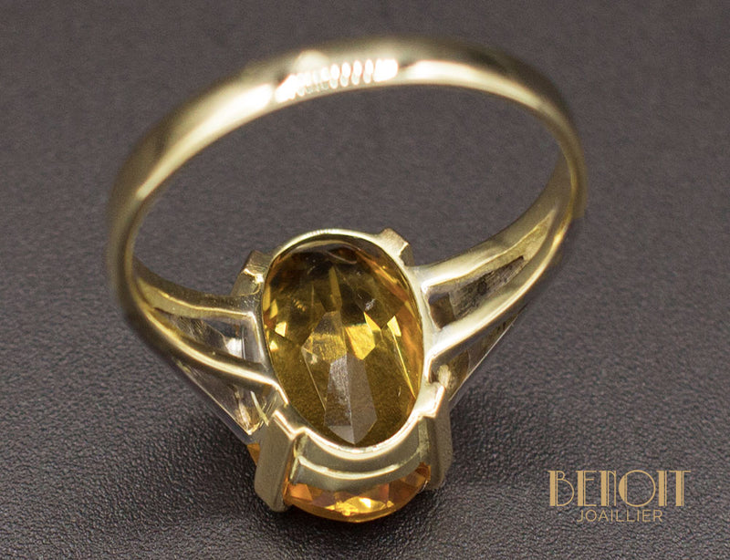 Bague Art Déco Topaze