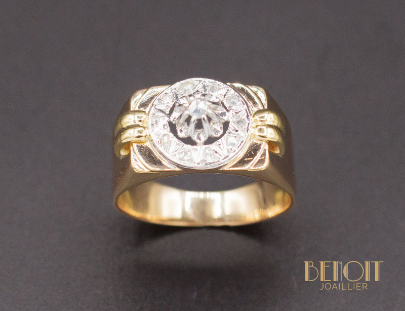 Bague Art Déco Style Tank