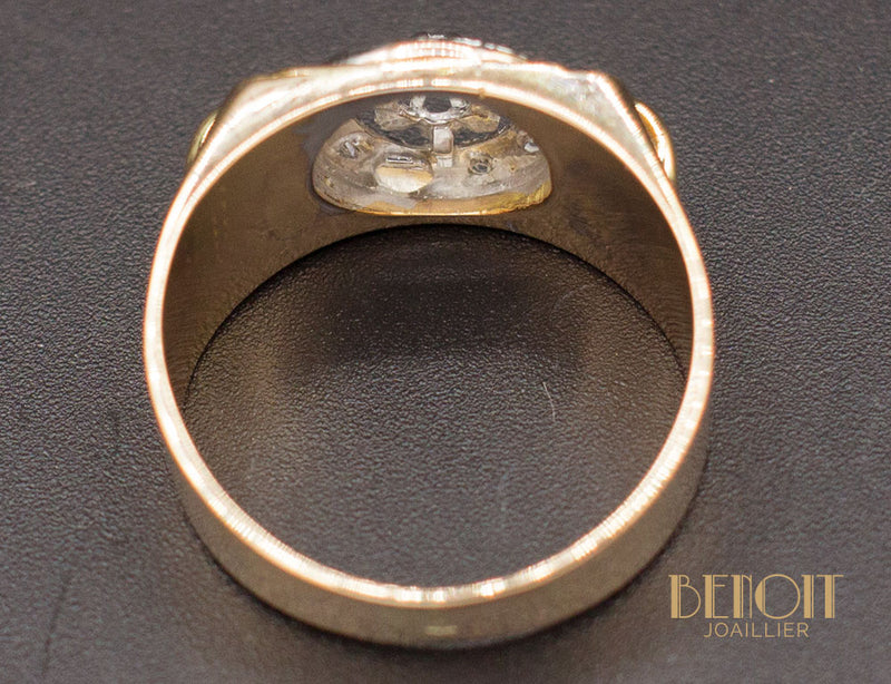 Bague Art Déco Style Tank