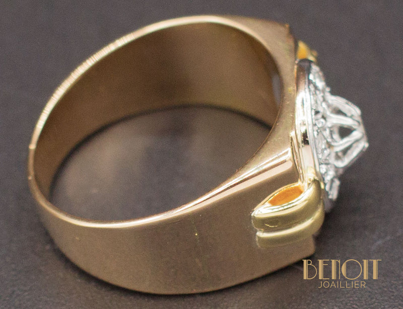 Bague Art Déco Style Tank