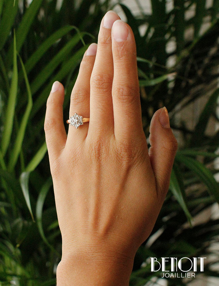 Bague Marguerite Diamants