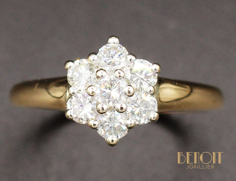 Bague Marguerite Diamants