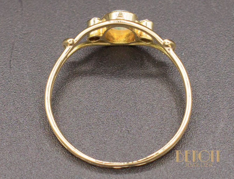 Bague Opale Diamants