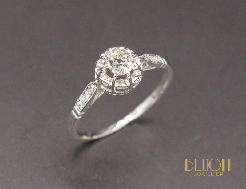 Solitaire Ancien Diamant