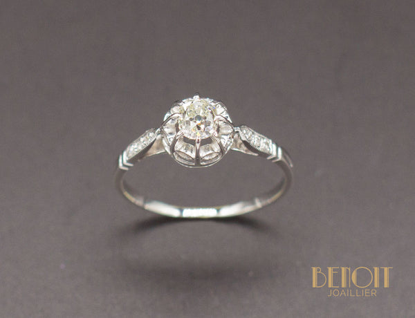 Solitaire Ancien Diamant