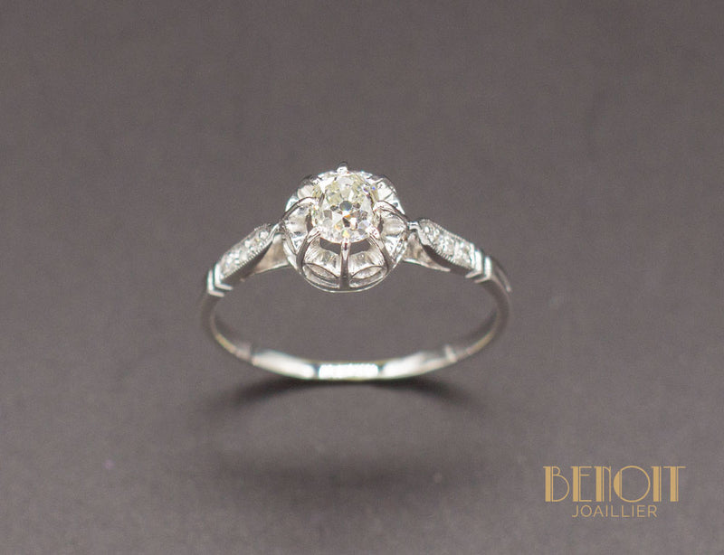 Solitaire Ancien Diamant