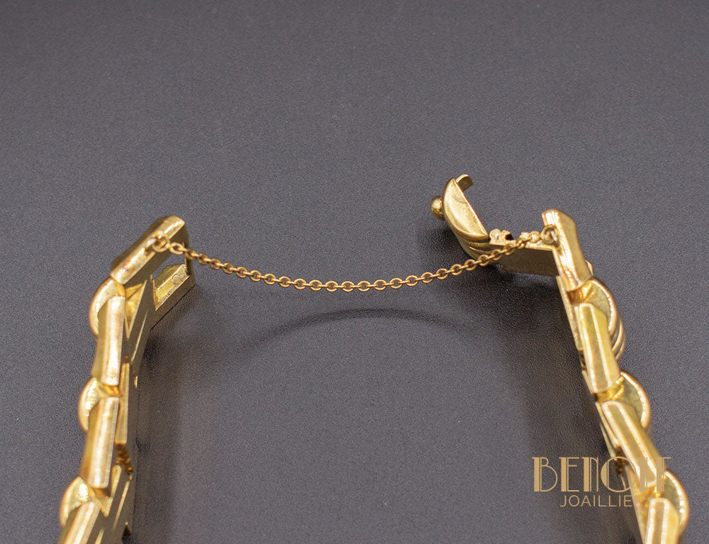 Bracelet Tank Or Jaune – Benoit Joaillier