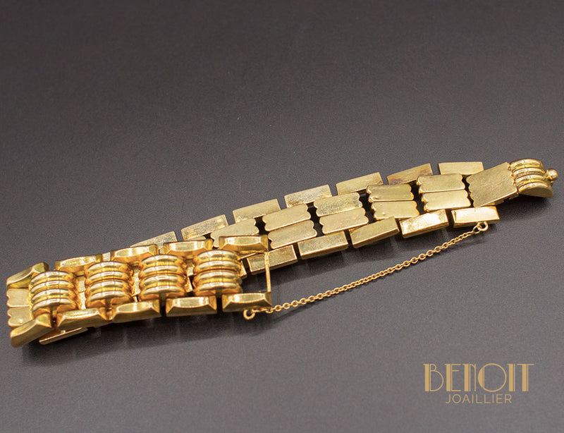 Bracelet Tank Or Jaune
